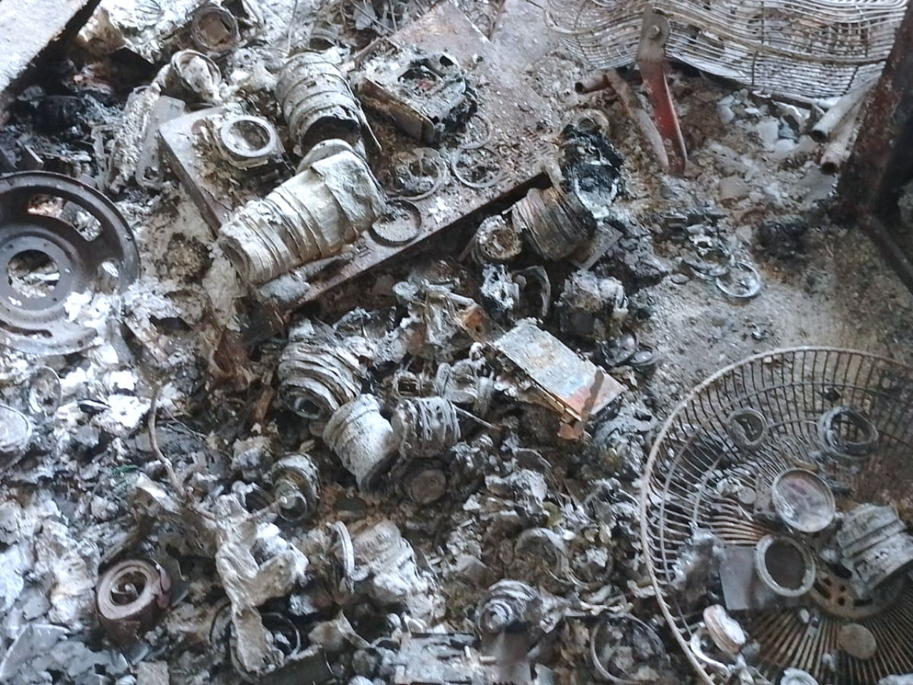 盧先生表示，在上樓前已看過照片，做足心理準備。（居民提供）