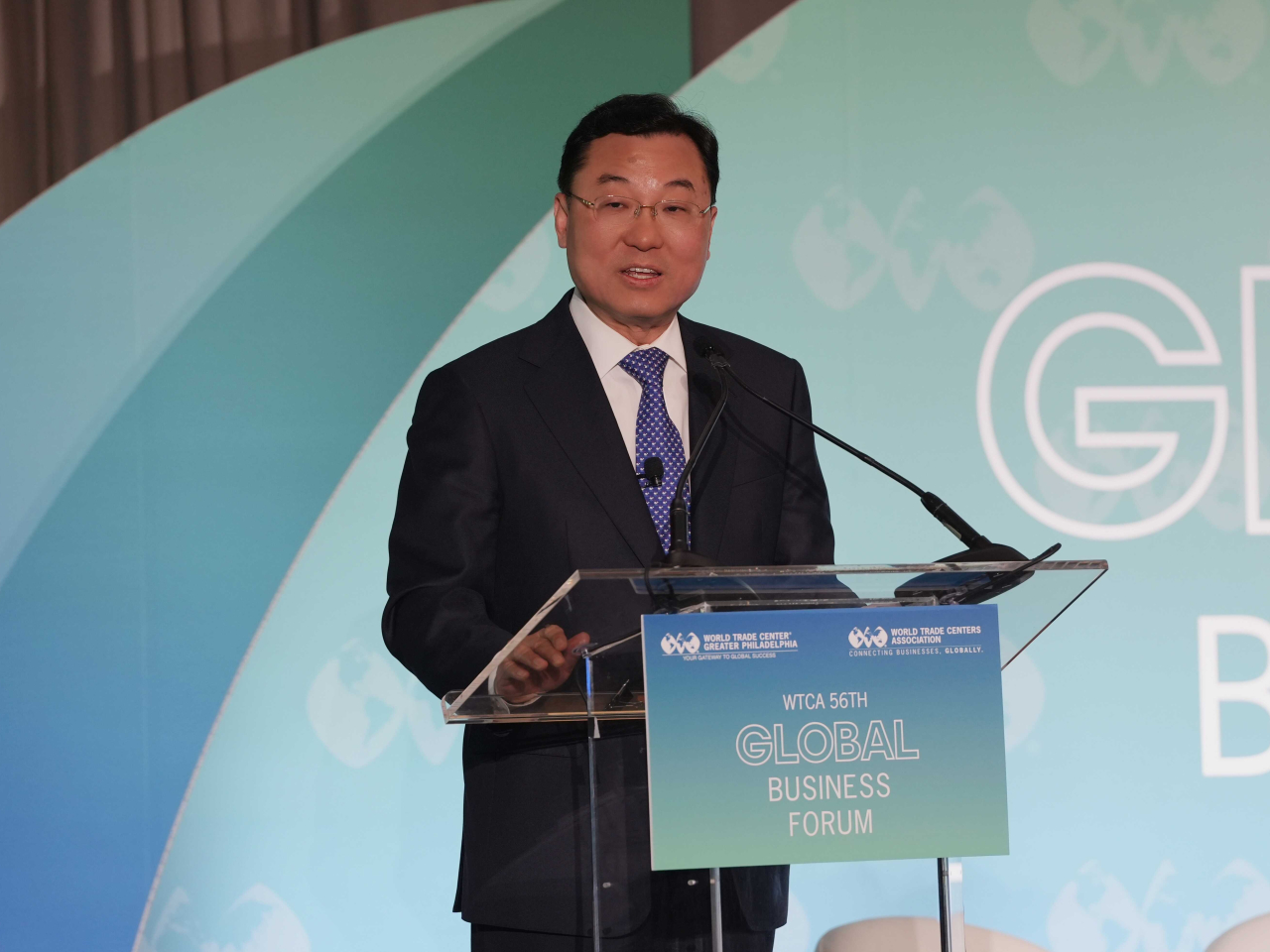 謝鋒表示，中美要拿出更大的勇氣與智慧，處理好當前關乎兩國關係健康前行的關鍵問題。（中國駐美國大使館網頁圖片）