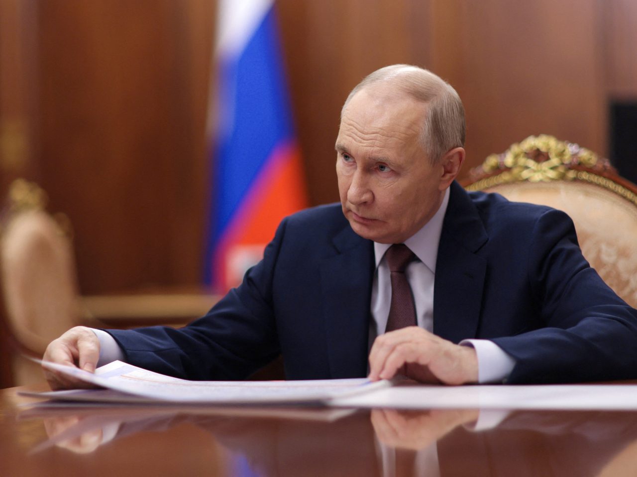 普京表示，俄羅斯一定會實現特別軍事行動的所有目標。（路透社資料圖片）