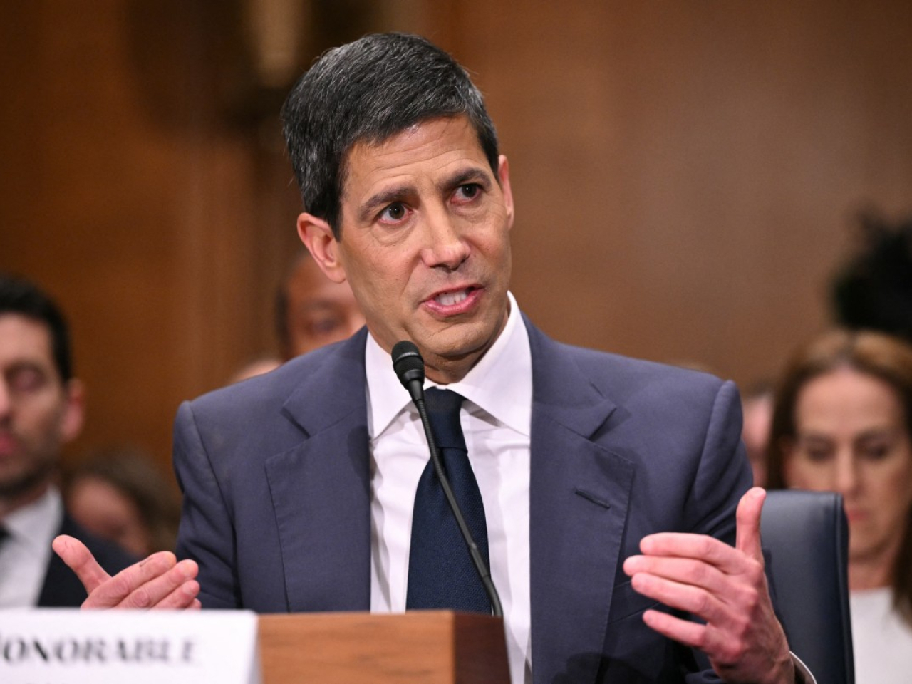 沃什表示，為了確保他的獨立性、其財務紀錄清晰透明，他同意剝離幾乎所有的金融資產。（法新社）