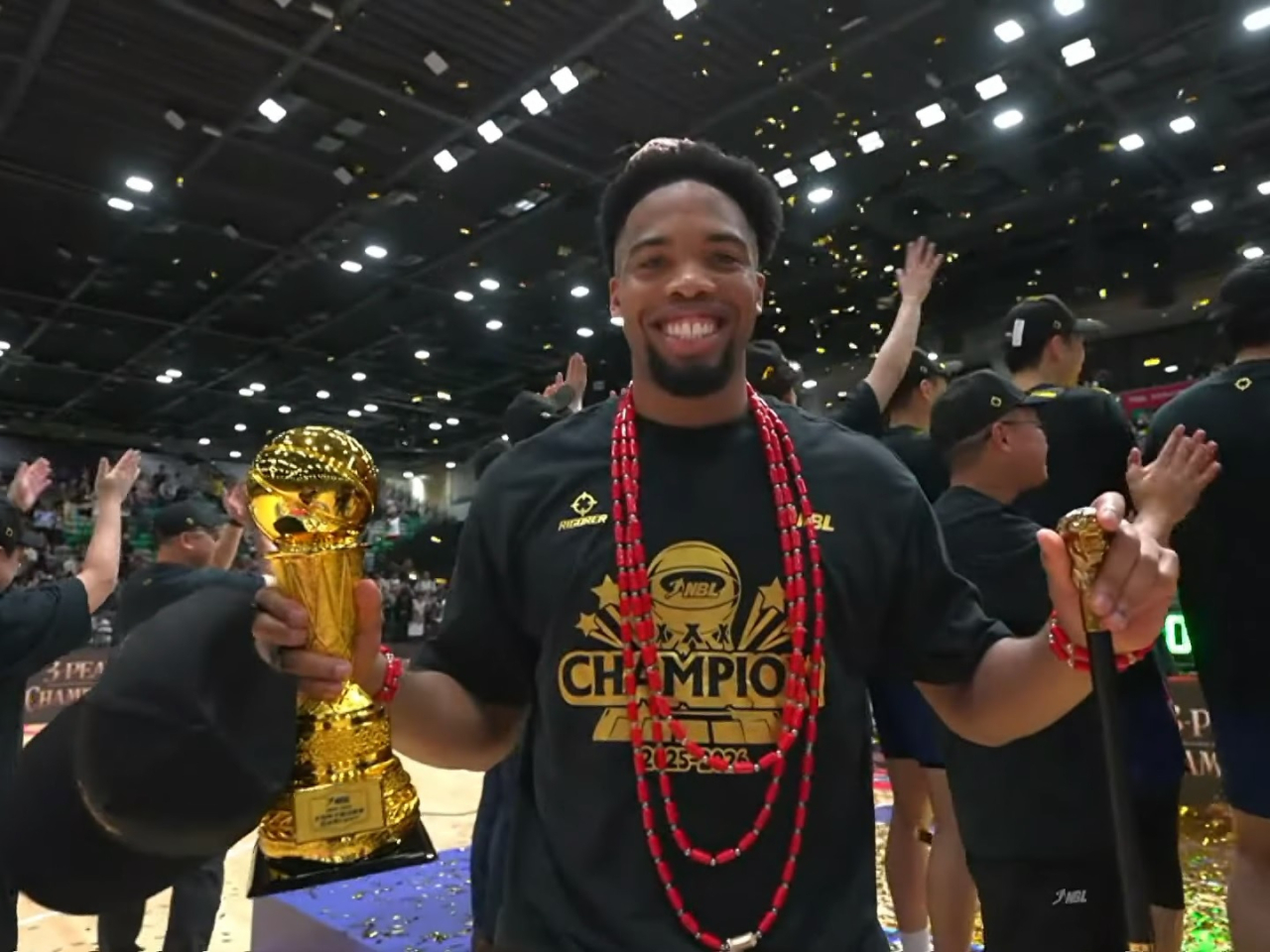 EJ Anosike was named Finals MVP after dropping 23 points in the title-clinching game three. Photo courtesy of Hong Kong Bulls YouTube channel