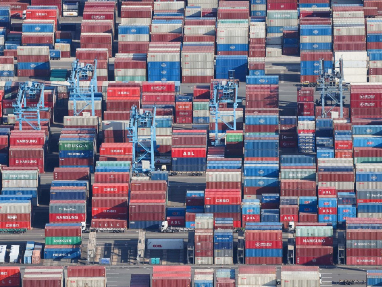 日本3月出口按年增長11.7%，增幅高過市場預期的11%。（法新社資料圖片）