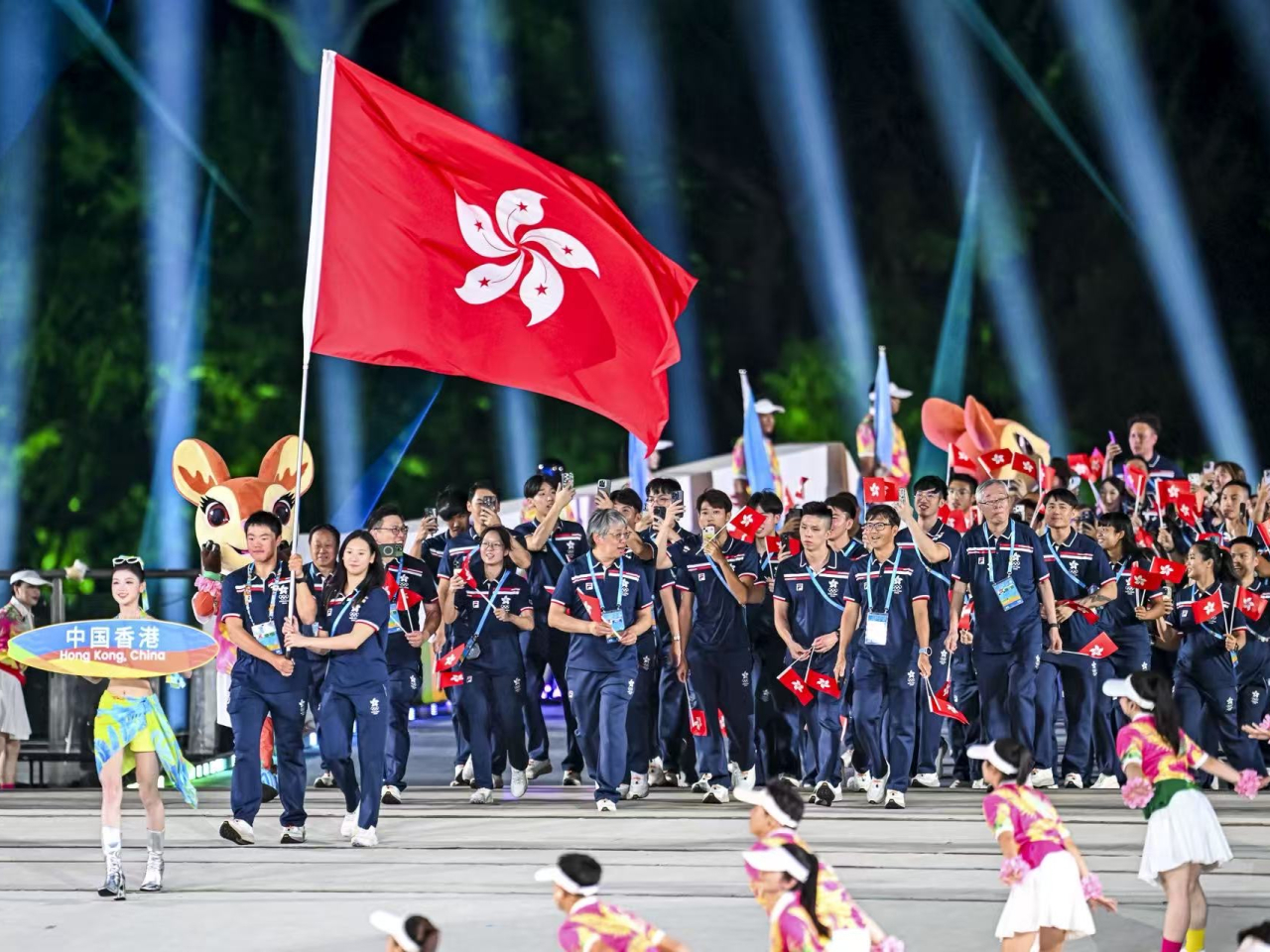 中國香港派出120人代表團，包括84名運動員參與賽事。（港協暨奧委會提供）