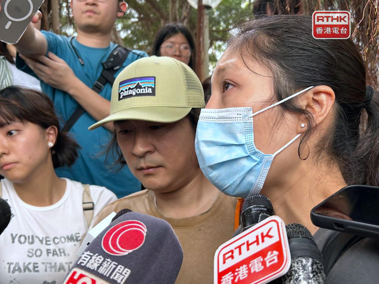 陳太說，事情已經發生，生活也要繼續下去。（林漢山攝）