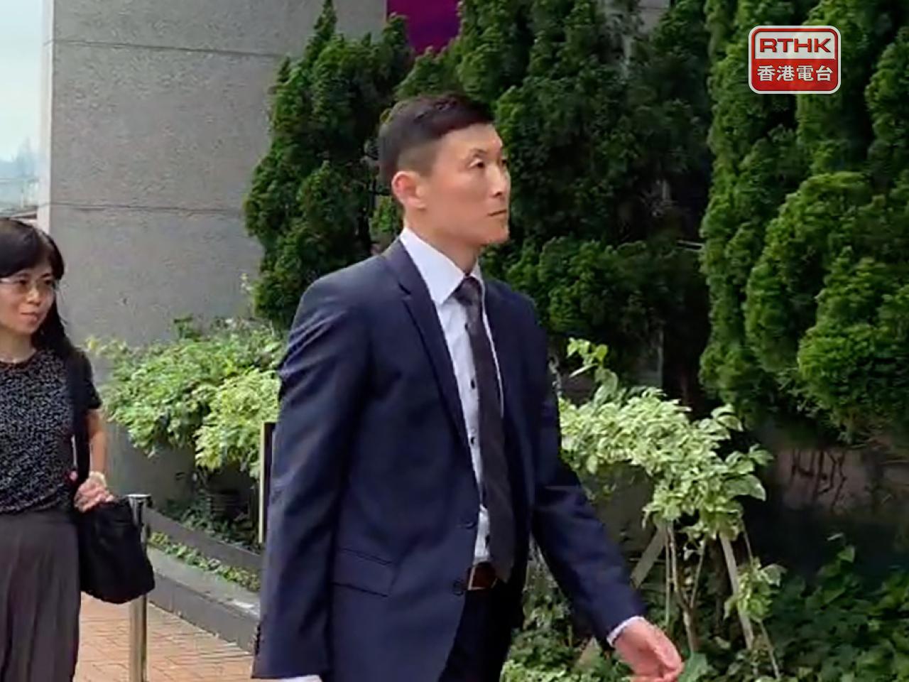 陳慶勇說，當日負責滅火救援的人手足夠。（陳曉慶攝）