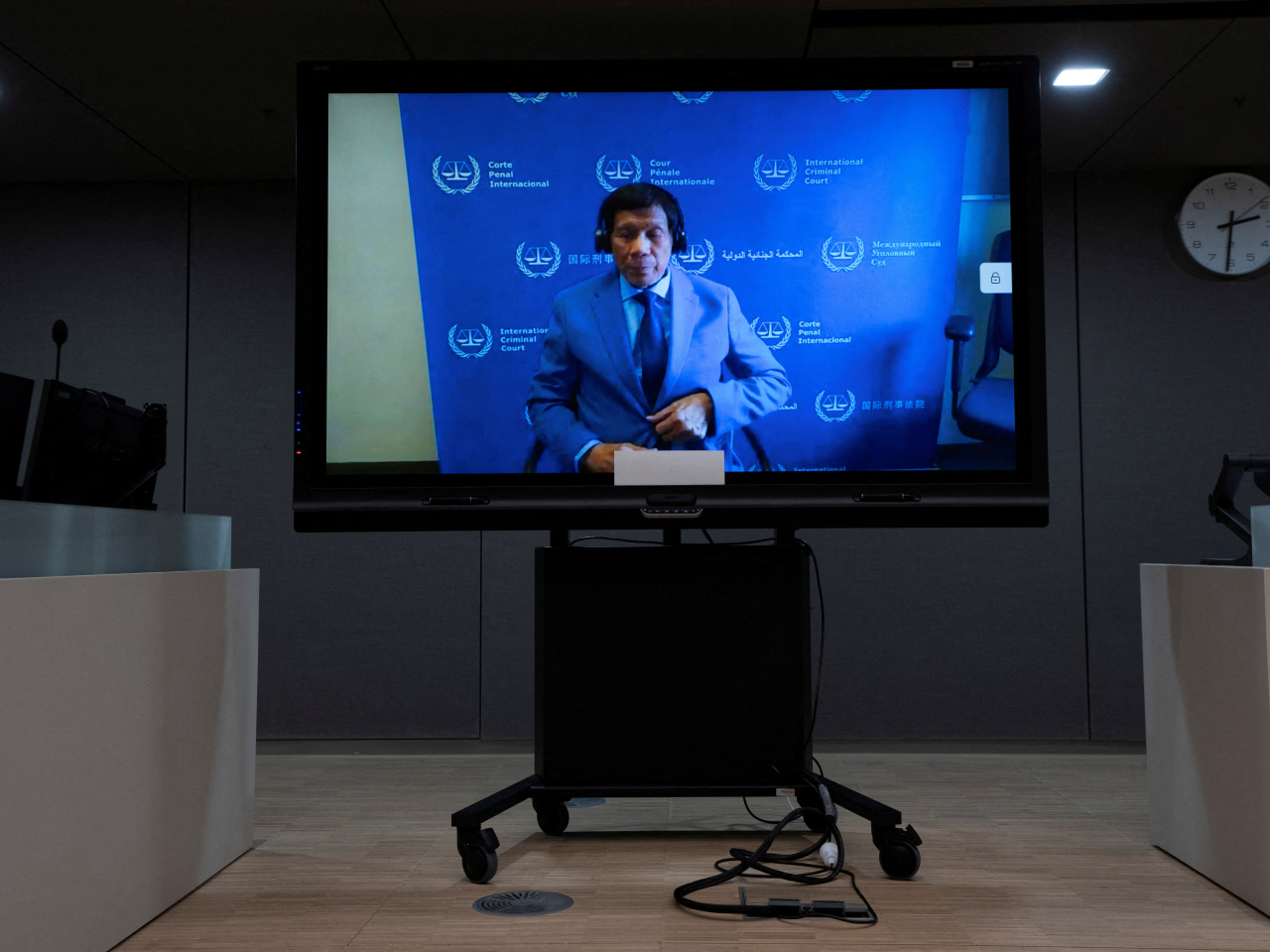 國際刑事法院確認針對菲律賓前總統杜特爾特的所有指控。(法新社資料圖片)