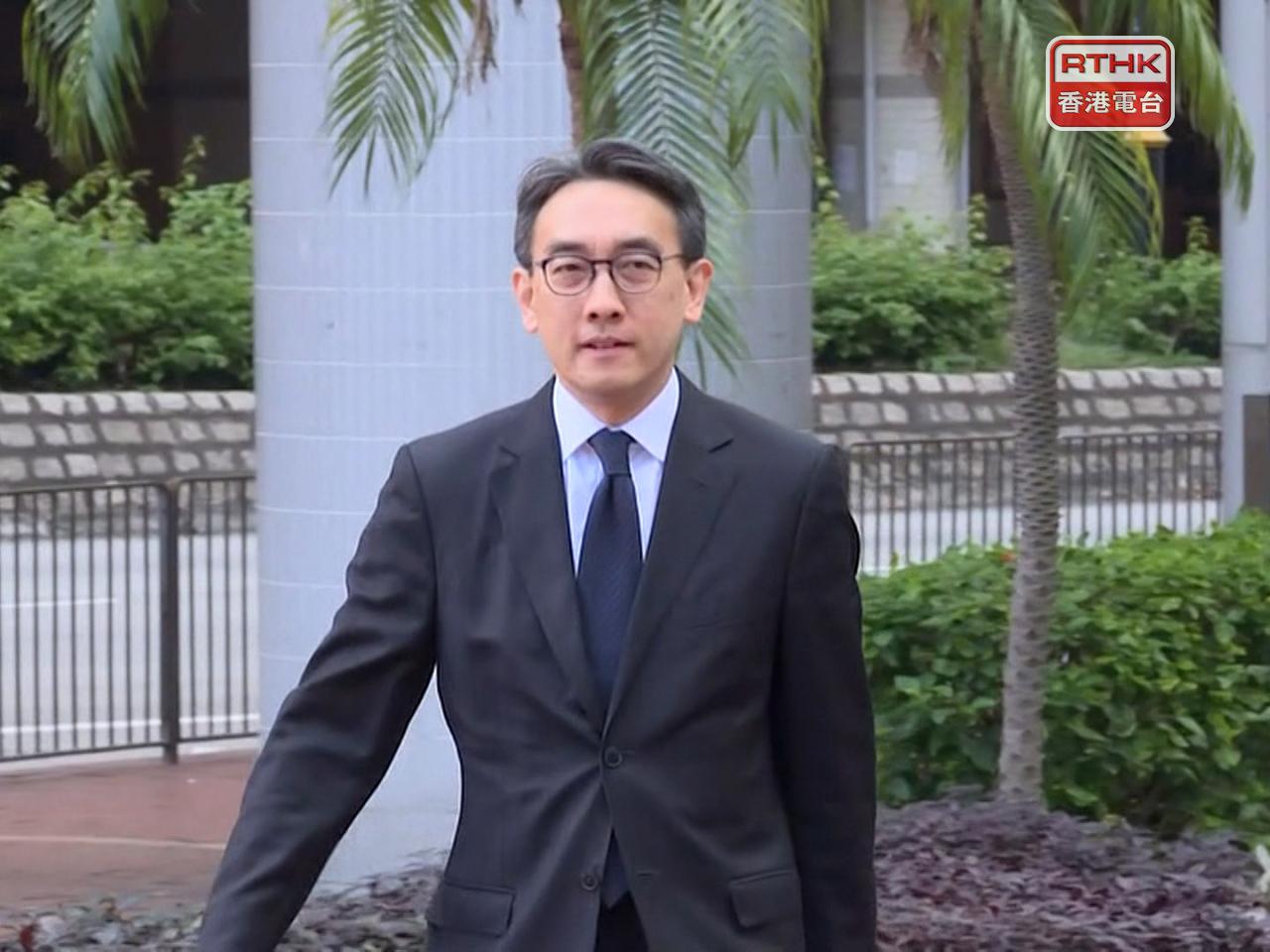 行政長官委任翟紹唐資深大律師為競爭事務委員會主席。（港台圖片）