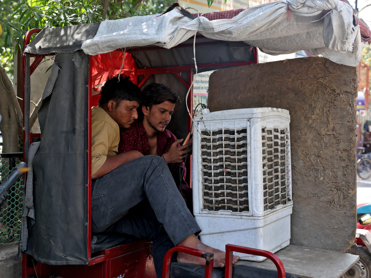 Forecasts indicate a 'nearly global dominance of above-normal land surface temperatures' in the next three months. File photo: Reuters