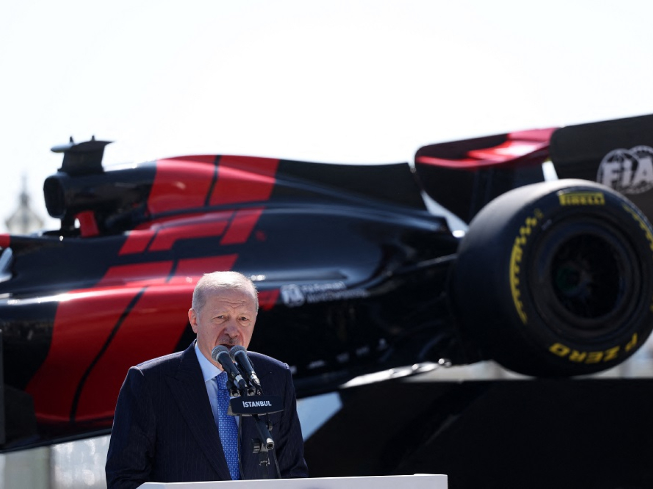 Turkish President Recep Tayyip Erdogan says, "It's a victory for Turkiye's passion and belief in sport." Photo: Reuters