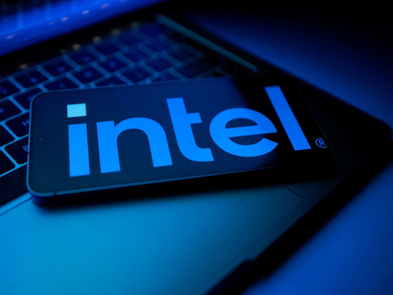 The Nasdaq was boosted by chip company Intel, which surged 23.6 percent. File photo: Reuters
