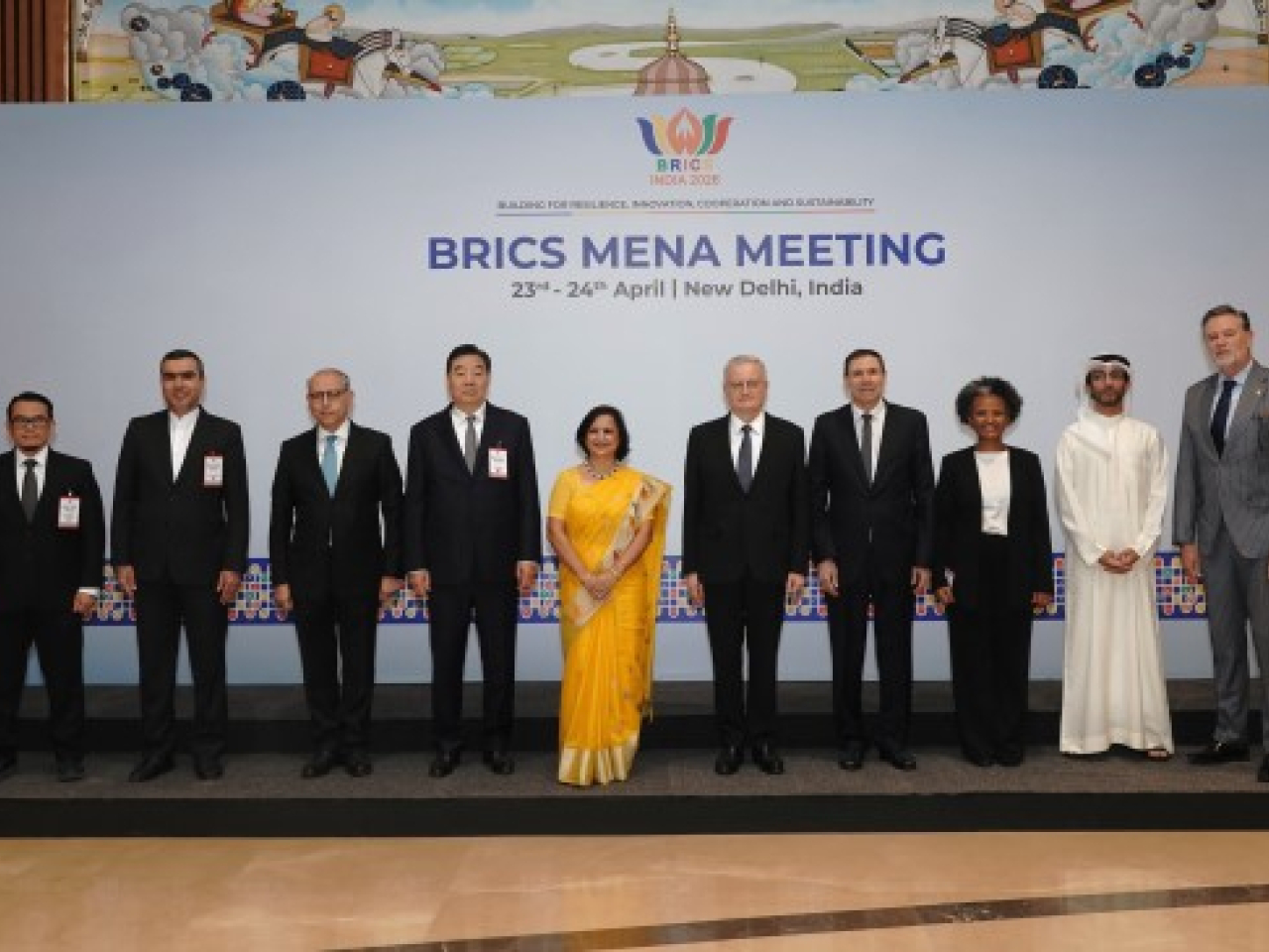 金磚國家中東事務副外長、特使磋商在印度新德里舉行。（外交部網站）