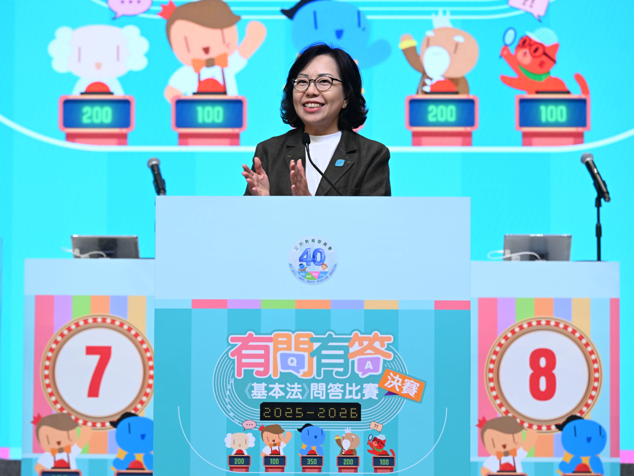 麥美娟指維護國家主權、安全等既是「一國兩制」方針最高原則，亦是香港特別行政區憲制責任。（政府新聞處）