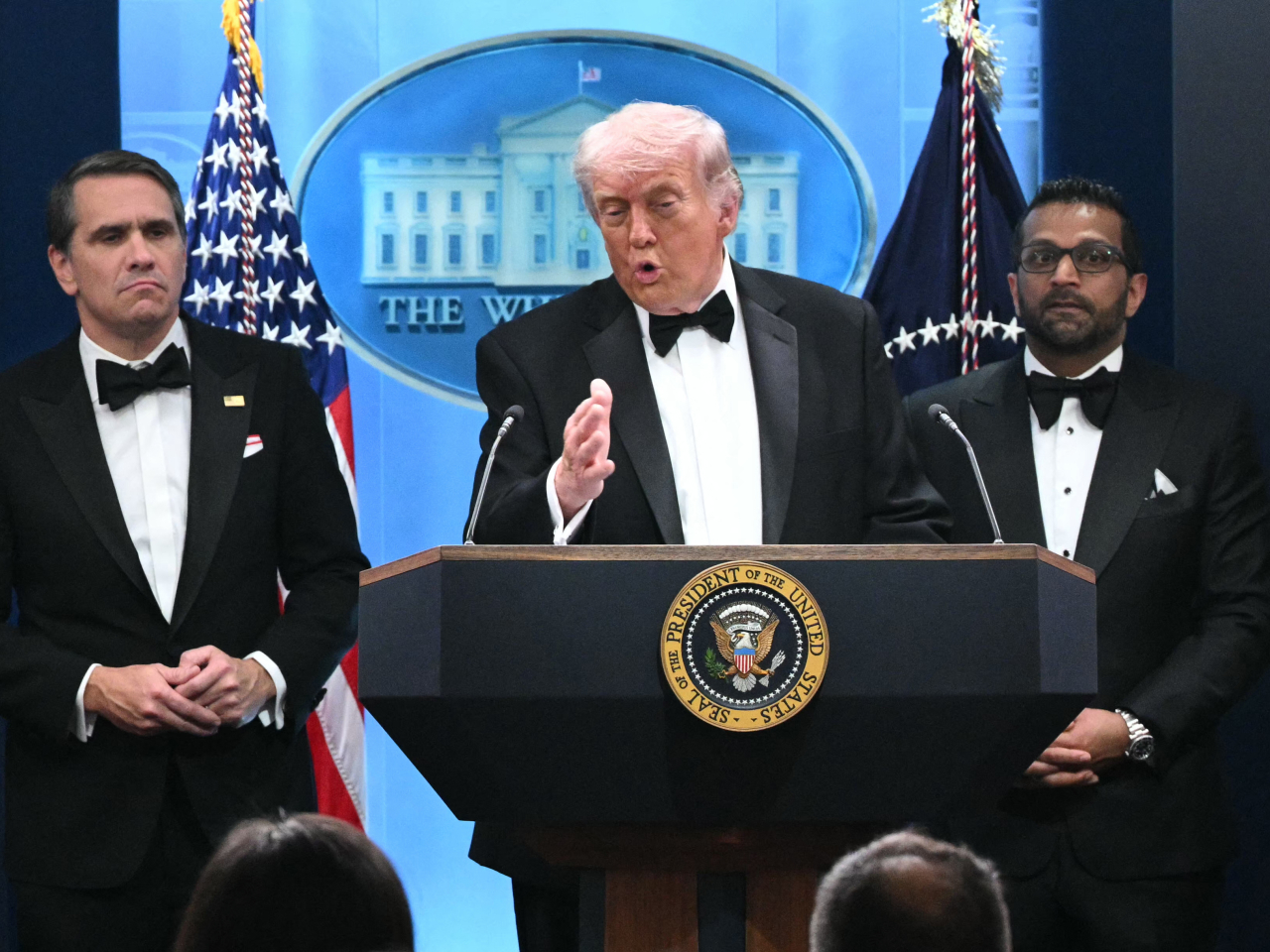 Donald Trump says he hopes the media gala would be rescheduled within a month. Photo: AFP