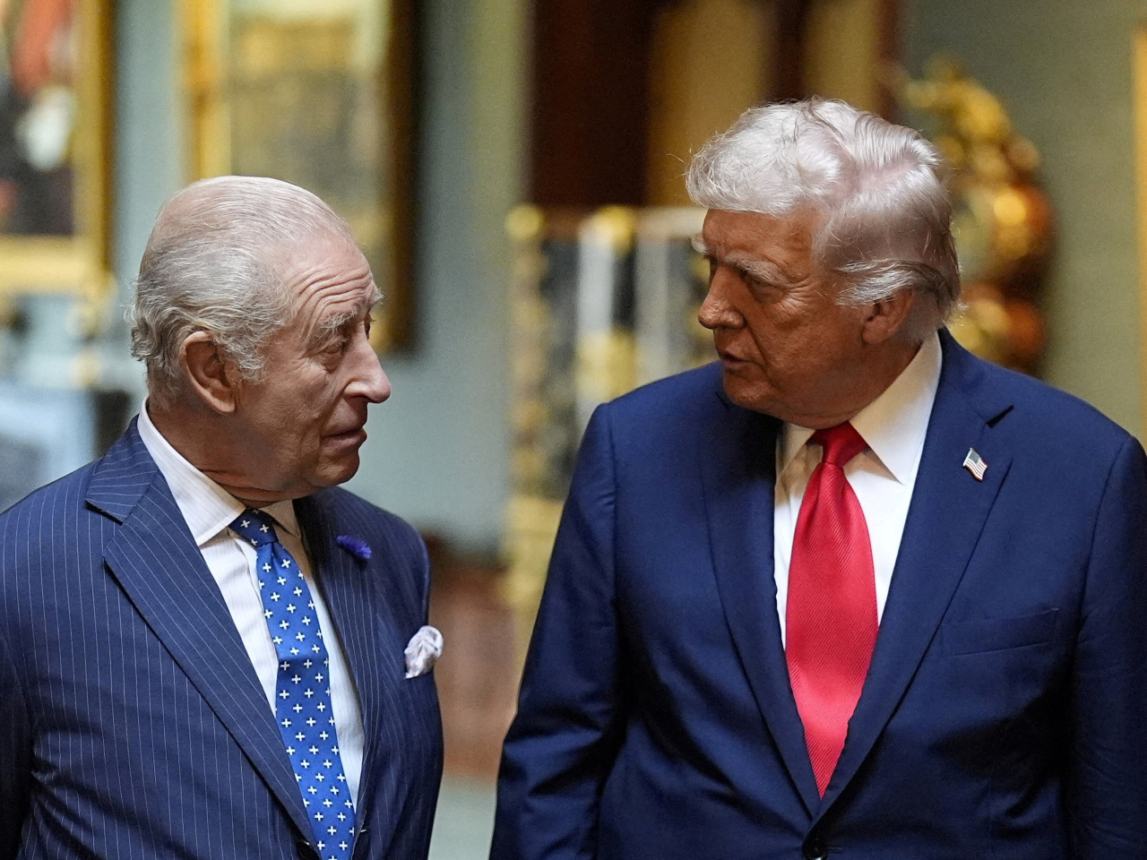 英王查理斯三世將會展開四天美國國事訪問行程。（路透社資料圖片）