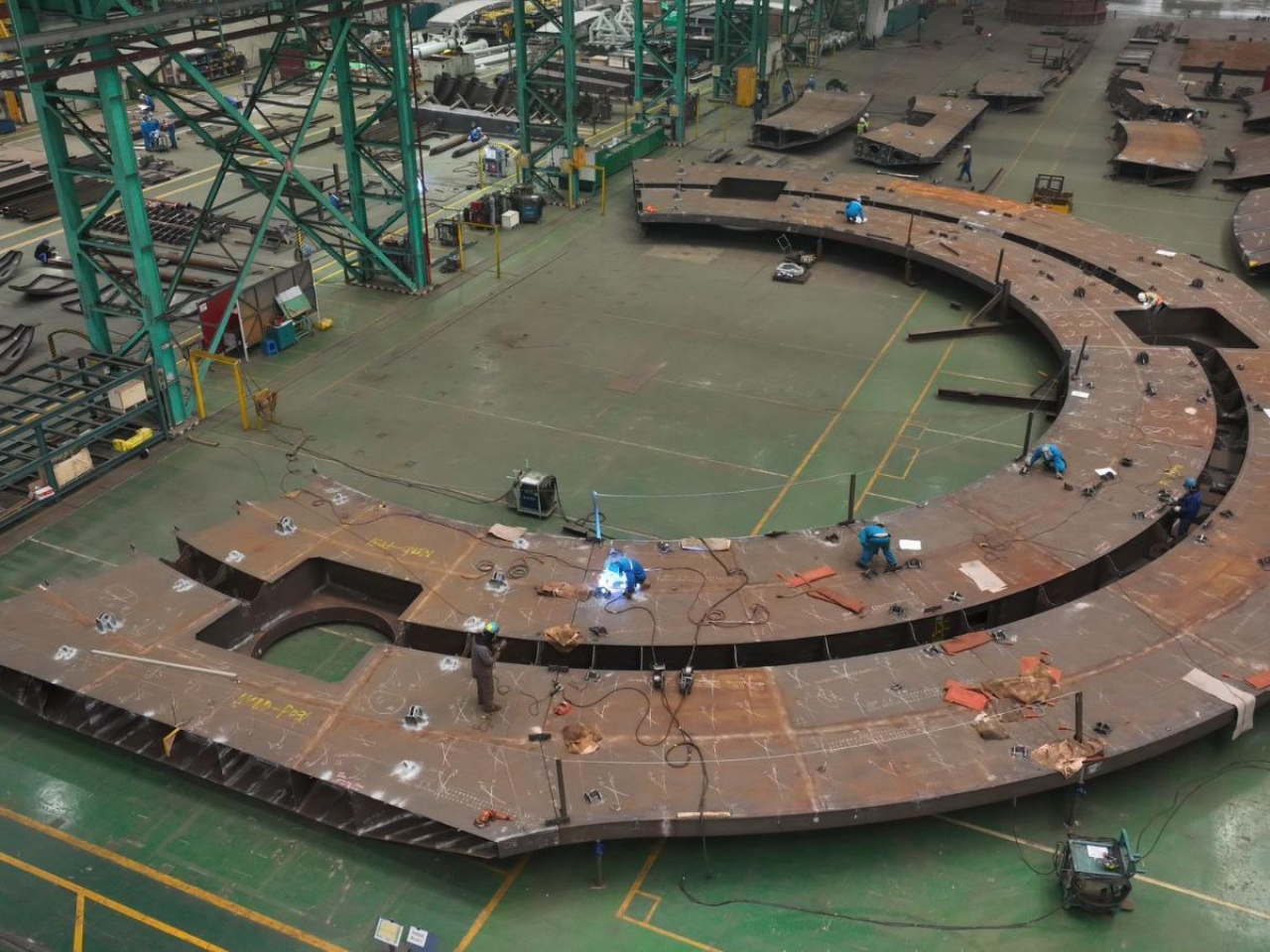 「智慧運輸規劃平台」應用於粉嶺繞道東段等工程的運輸流程。（運輸署提供）