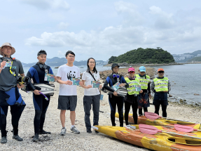 漁護署五一期間增派人手巡邏及駐守西貢橋咀洲　加強宣傳保育信息