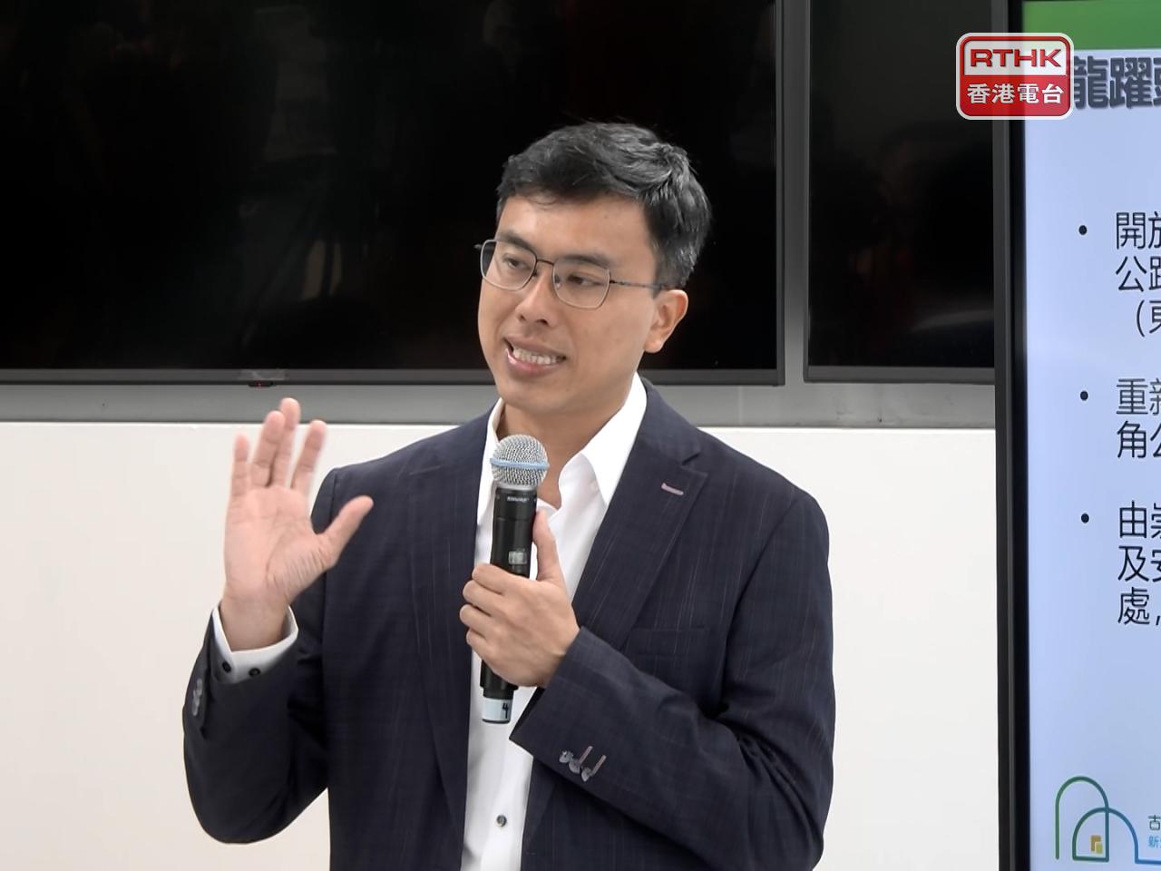 Pakin Cheung says the use of horizontal bridge rotation method has drastically cut construction time. Photo: RTHK