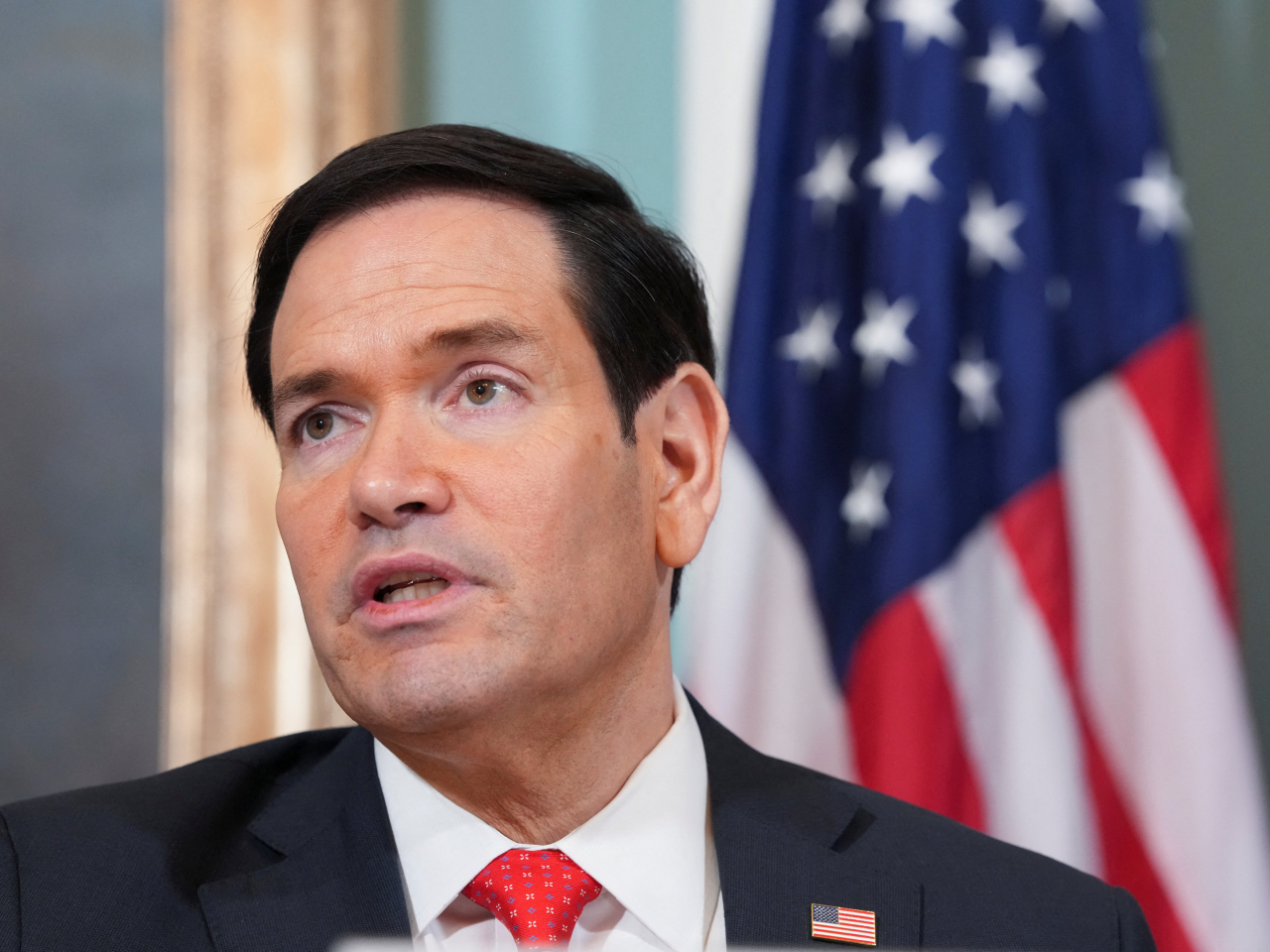 魯比奧表示，伊朗目前仍擁有半數戰前導彈庫存，但任何工廠、海軍及空軍都已被摧毀。（路透社資料圖片）