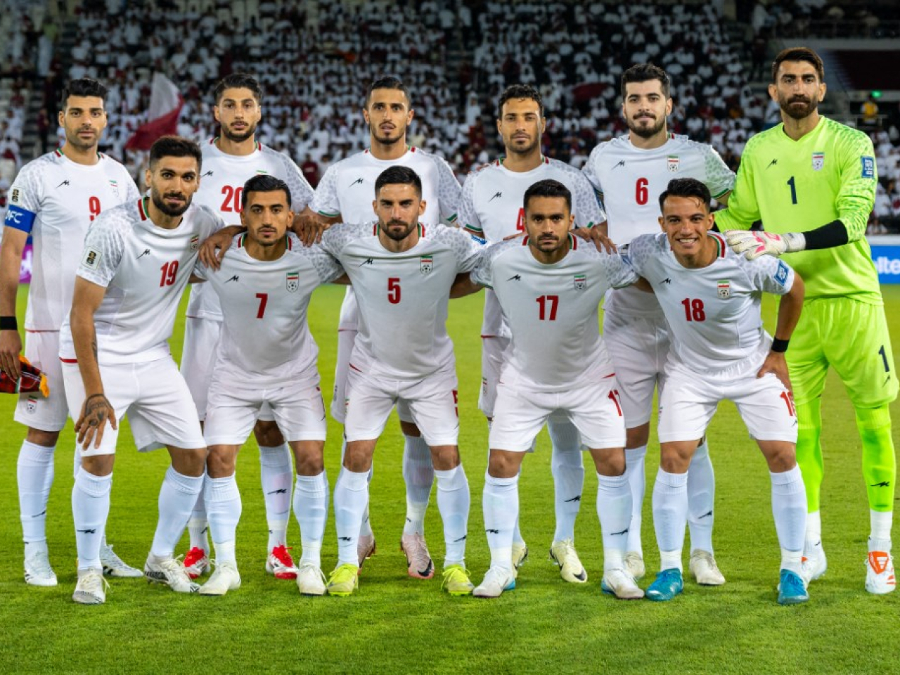 伊朗政府發言人表示，伊朗國家足球隊正準備在世界盃為國爭光。圖為伊朗隊去年6月參加世界盃亞洲區外圍賽的情況。（法新社資料圖片）