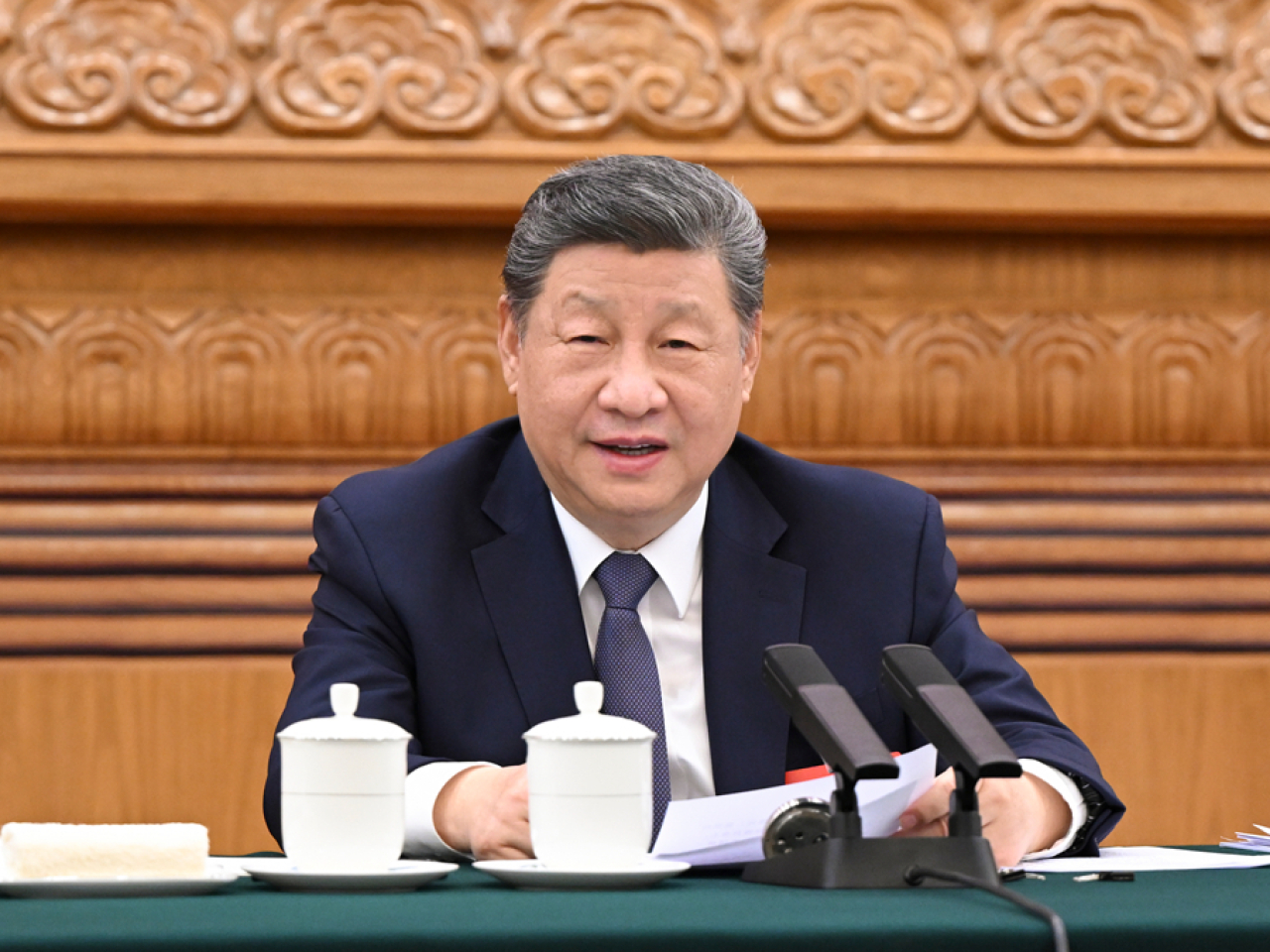 習近平向上海合作組織綠色和可持續發展論壇致賀信。（新華社資料圖片）