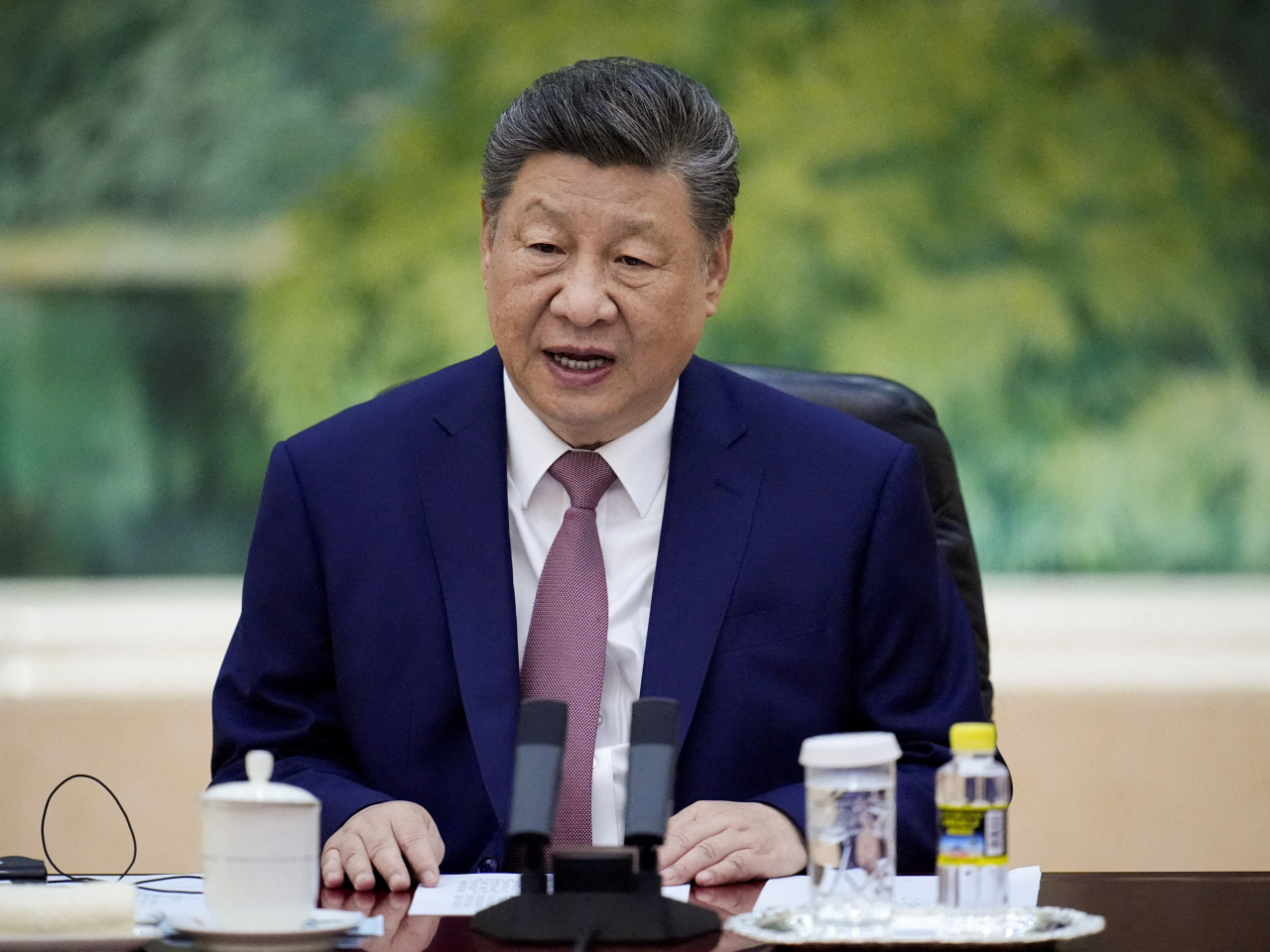President Xi Jinping says global technological competition ⁠is increasingly centred around basic and frontier fields. File photo: Reuters