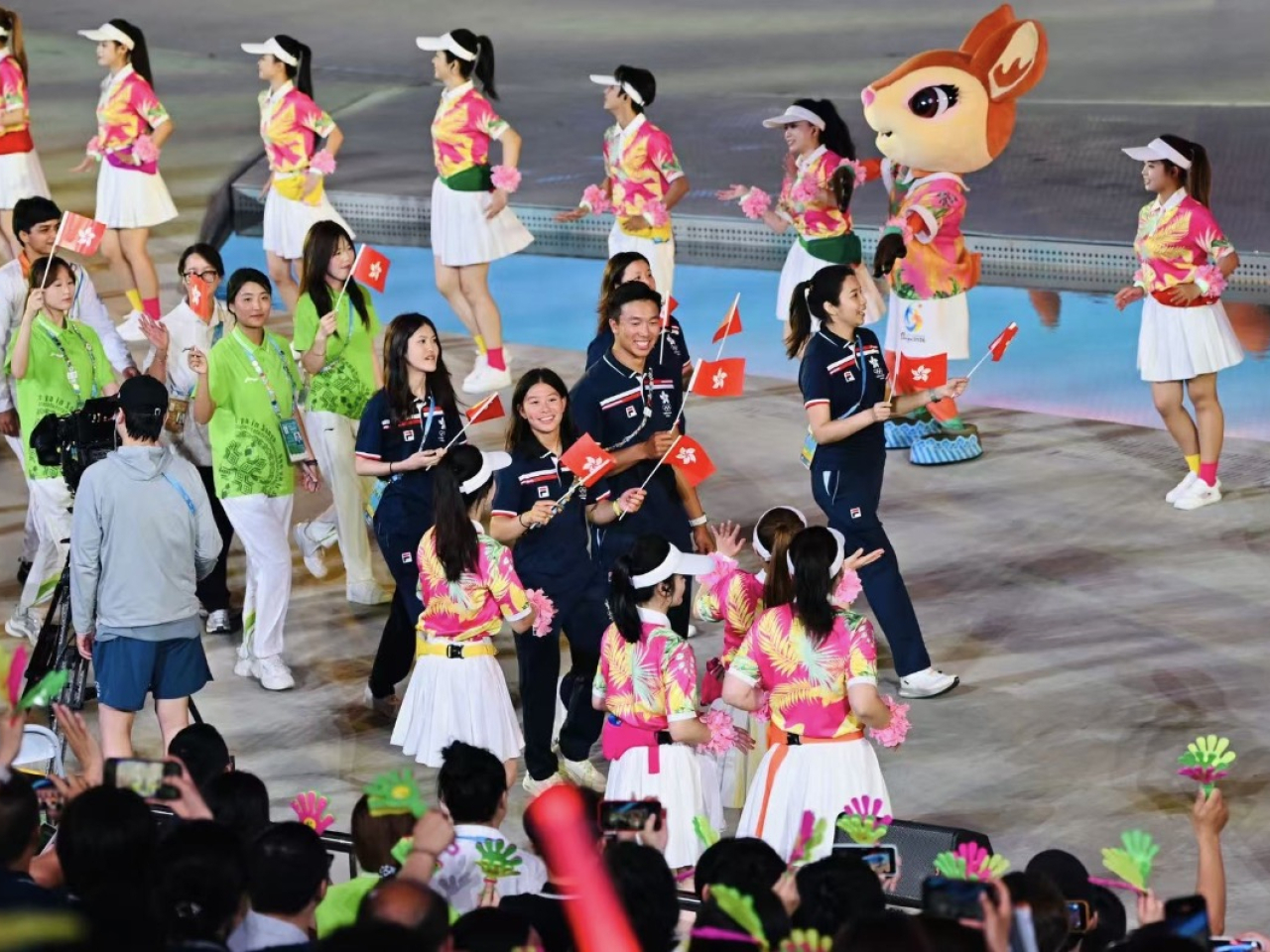 今屆亞沙運中國香港共派出120人代表團。（港協暨奧委會提供）