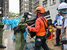 宏福苑居民分批上樓第12日　共130戶551人上樓