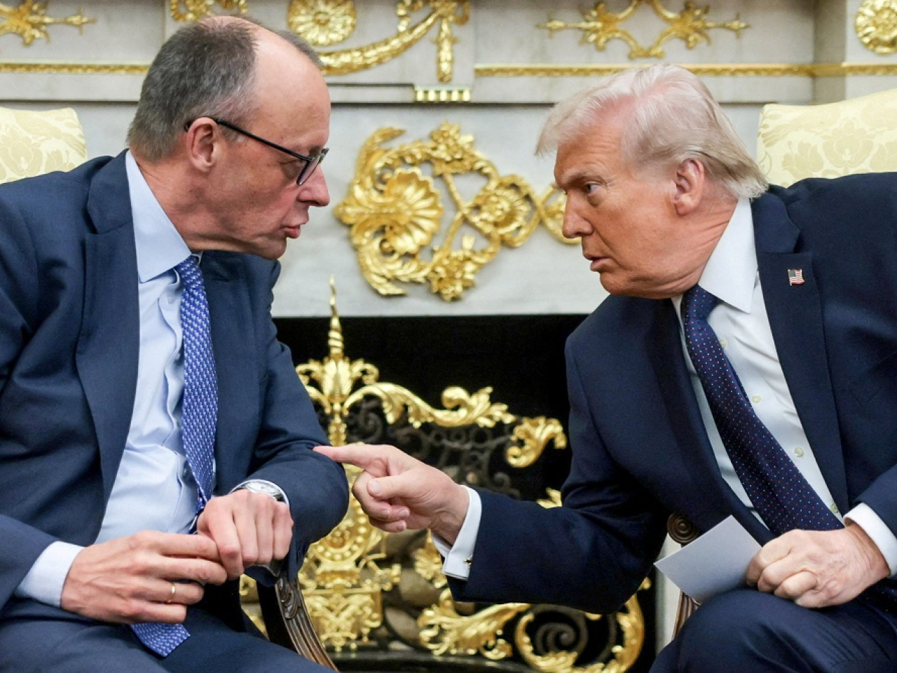 Trump's announcement came a day after his renewed criticism of German Chancellor Friedrich Merz. File photo: Reuters