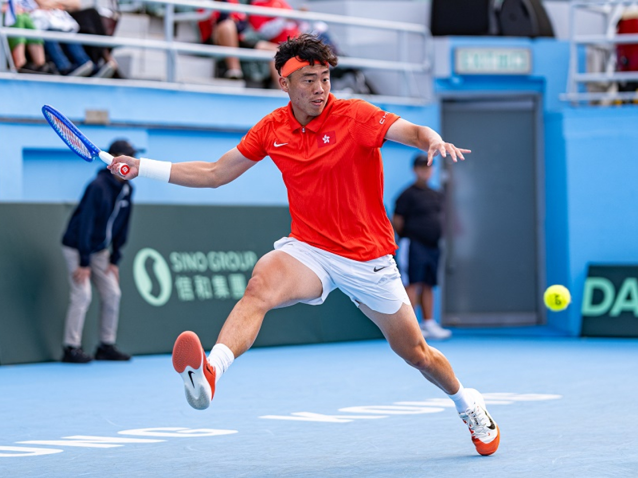 Coleman Wong has claimed his first ATP Challenger title. File photo courtesy of Hong Kong, China Tennis Association