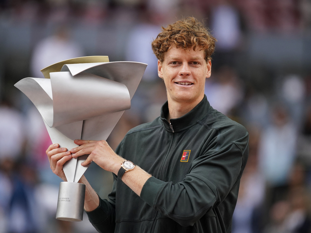 The Italian claimed a record fifth consecutive Masters 1000 title and stretched his winning streak to 23 matches. Photo: Reuters