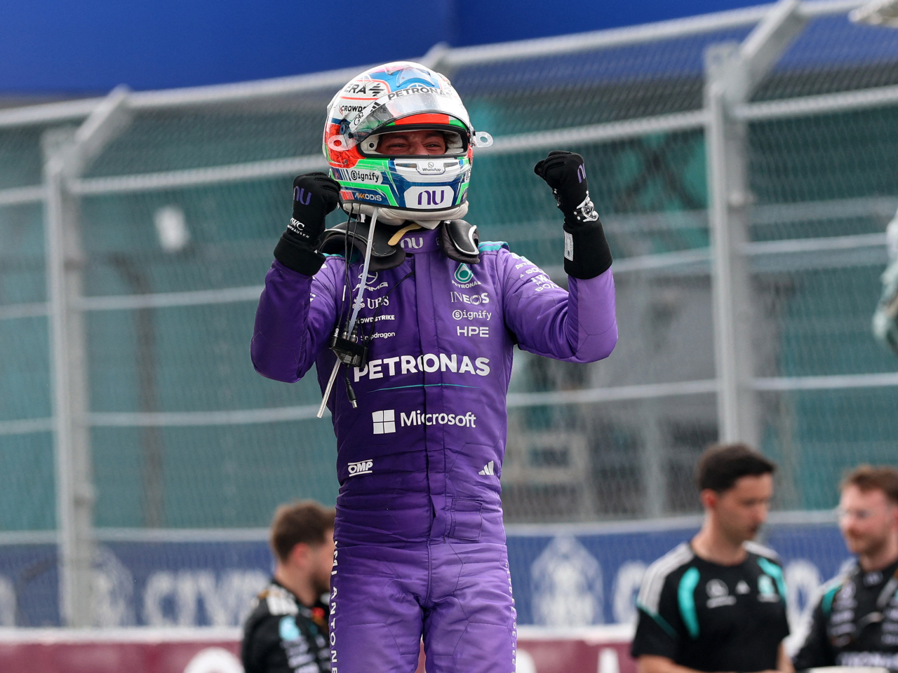 A third straight race victory for the Italian teenager extends his lead atop the drivers' championship to 20 points. Photo: Reuters