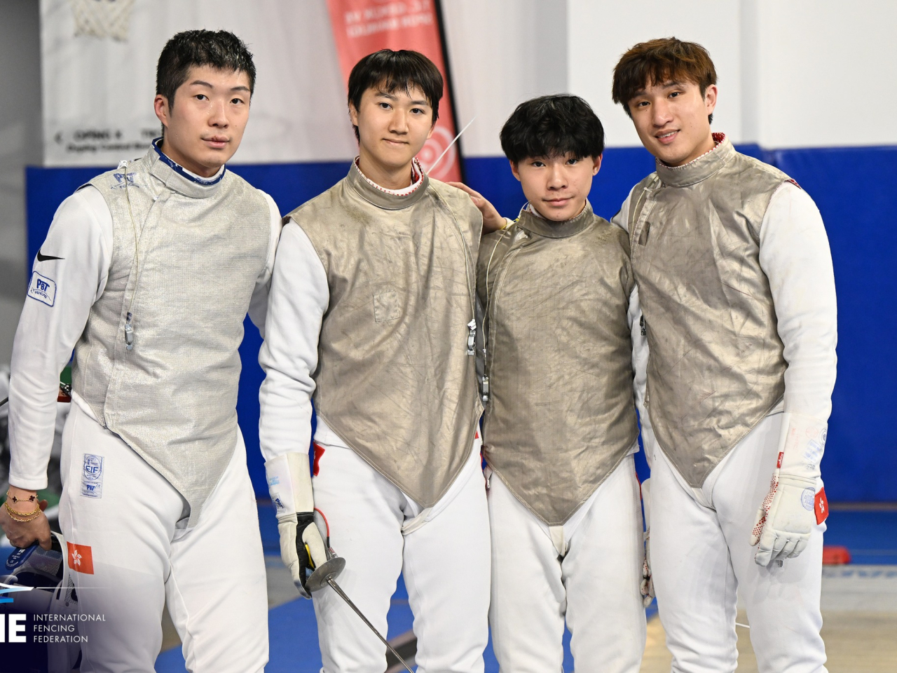 The SAR prevailed over the United States 45-40 to capture bronze in Istanbul. Photo courtesy of International Fencing Federation