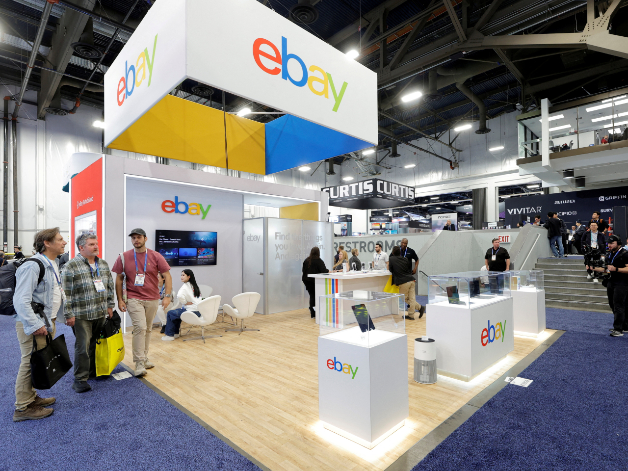 eBay is envisaged by GameStop as a competitor to e-commerce giant Amazon if its takeover bid succeeds. File photo: Reuters