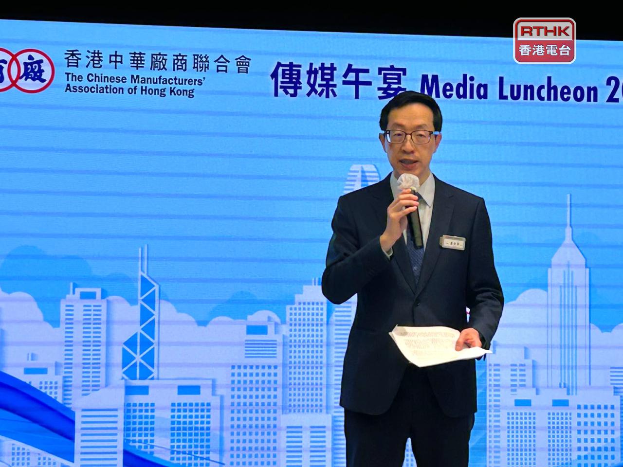 盧金榮說若局勢持續，擔心會進一步影響全球供應鏈及產品交付時間。（林漢山攝）