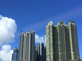 根據中原統計，一手私人住宅上月錄得2577宗成交，按月升約82%。（港台圖片）