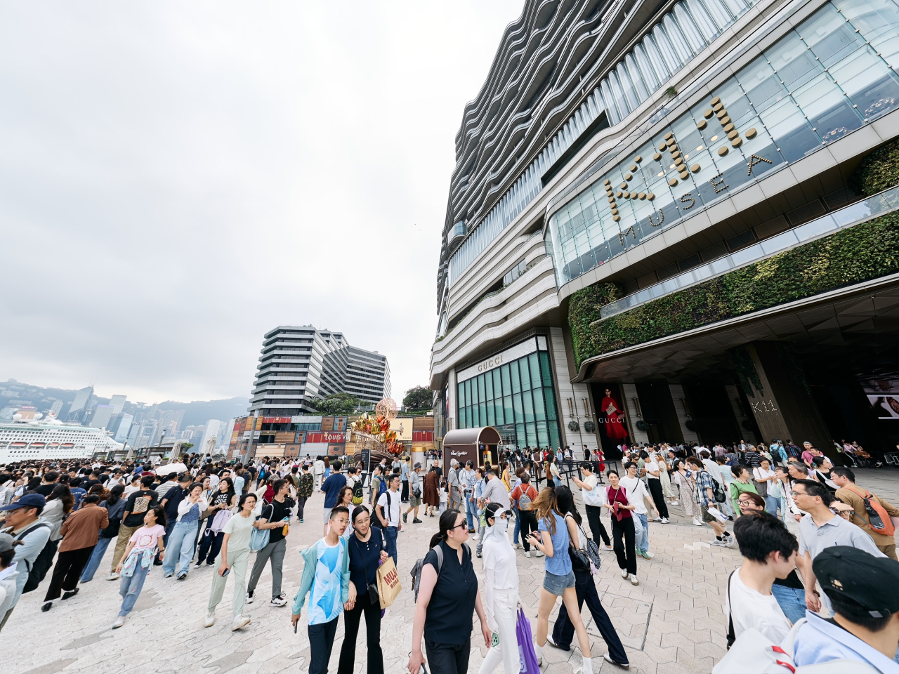 新世界發展公布，K11 MUSEA於五一黃金周首4日，旅客消費額按年增1.25倍。（公司圖片）