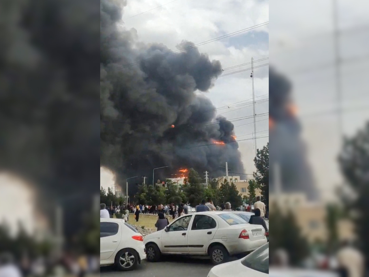 Cladding on the building is said to have been ⁠flammable and contributed ⁠to the rapid spread ⁠of flames. Photo: Reuters