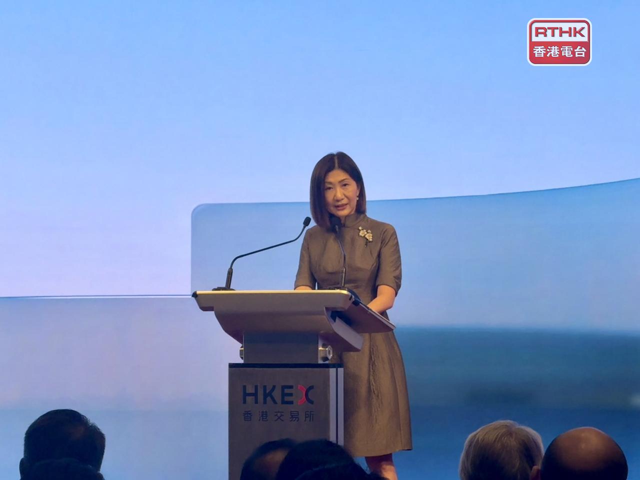 陳翊庭表示，獲LME認可的香港倉庫數量增至15個，現時正接近飽和。（趙嘉駿攝）