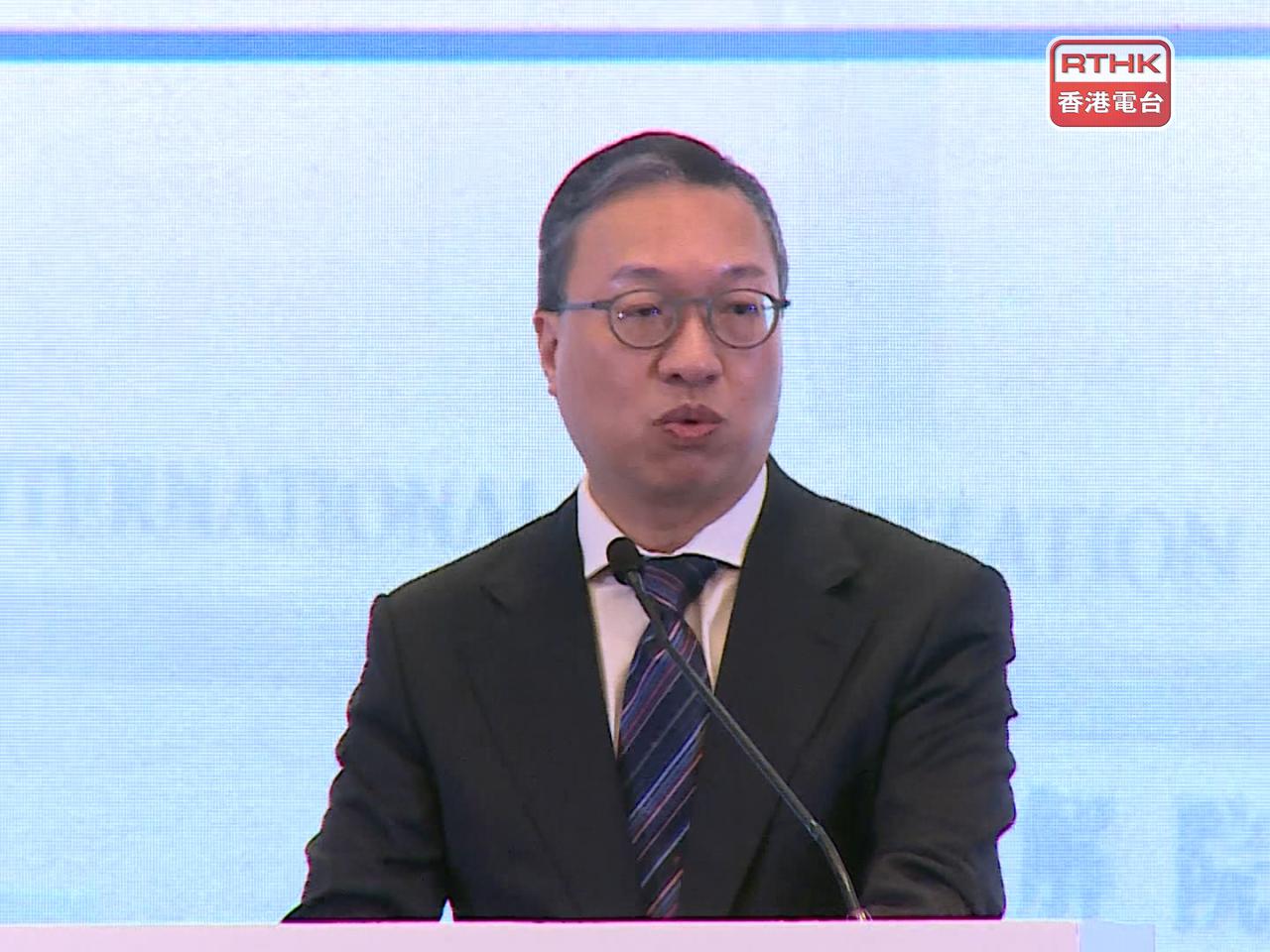 Paul Lam says the nation's 15th Five-Year Plan clearly points out that the country backs the SAR in becoming a global legal and mediation centre. Photo: RTHK