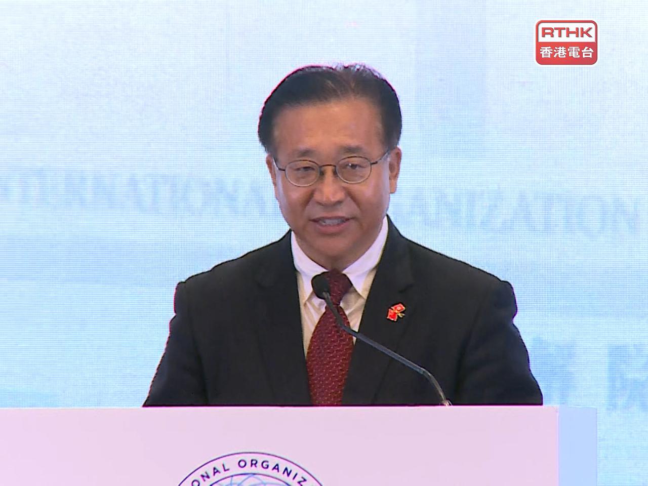 Cui Jianchun, commissioner of the Ministry of Foreign Affairs in Hong Kong, believes more states will join IOMed in the next three to five years. Photo: RTHK