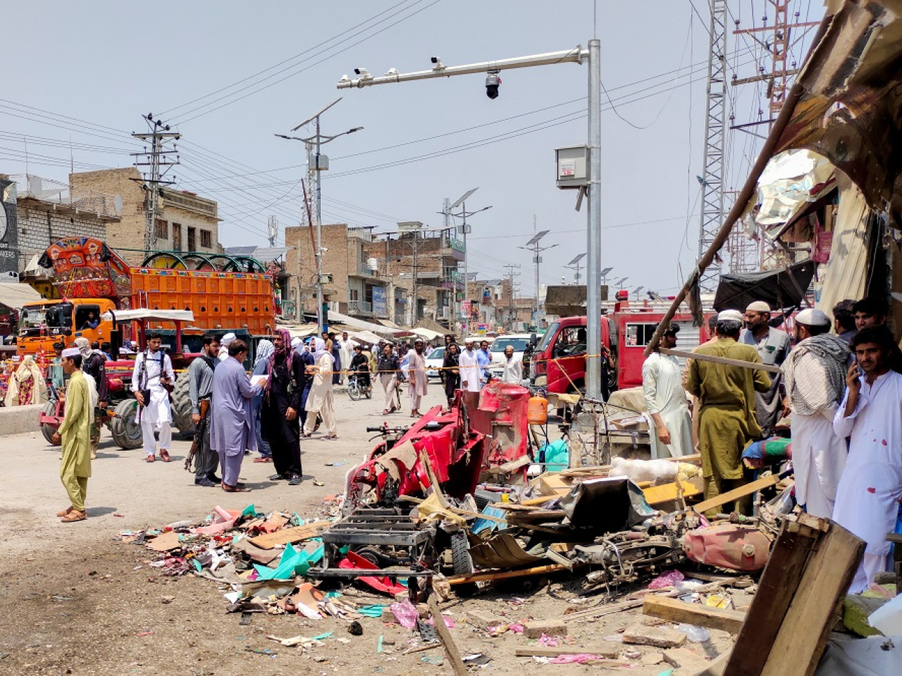 The attack comes just days after another suicide bombing nearby. Photo: Reuters