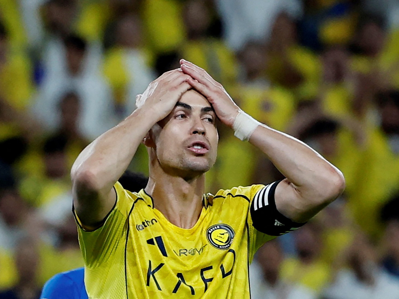 Al-Nassr were seconds away from securing their 11th domestic title and first in the Ronaldo era. Photo: Reuters