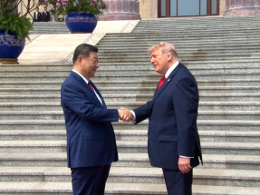 習近平為美國總統特朗普舉行歡迎儀式