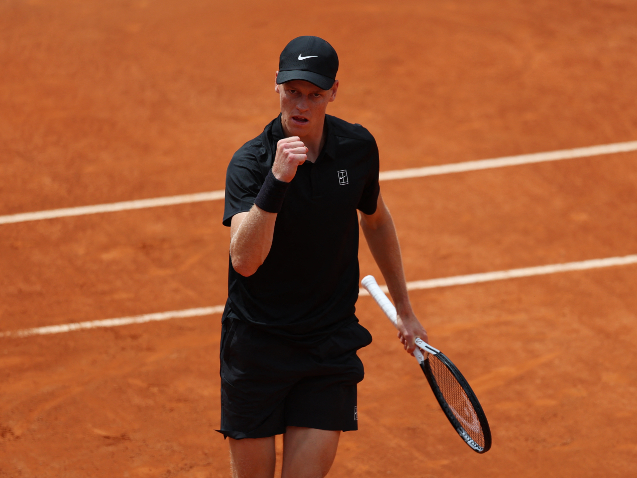 Sinner's latest career milestone comes amid a dominant run at the Italian Open, where has yet to drop a set. Photo: Reuters