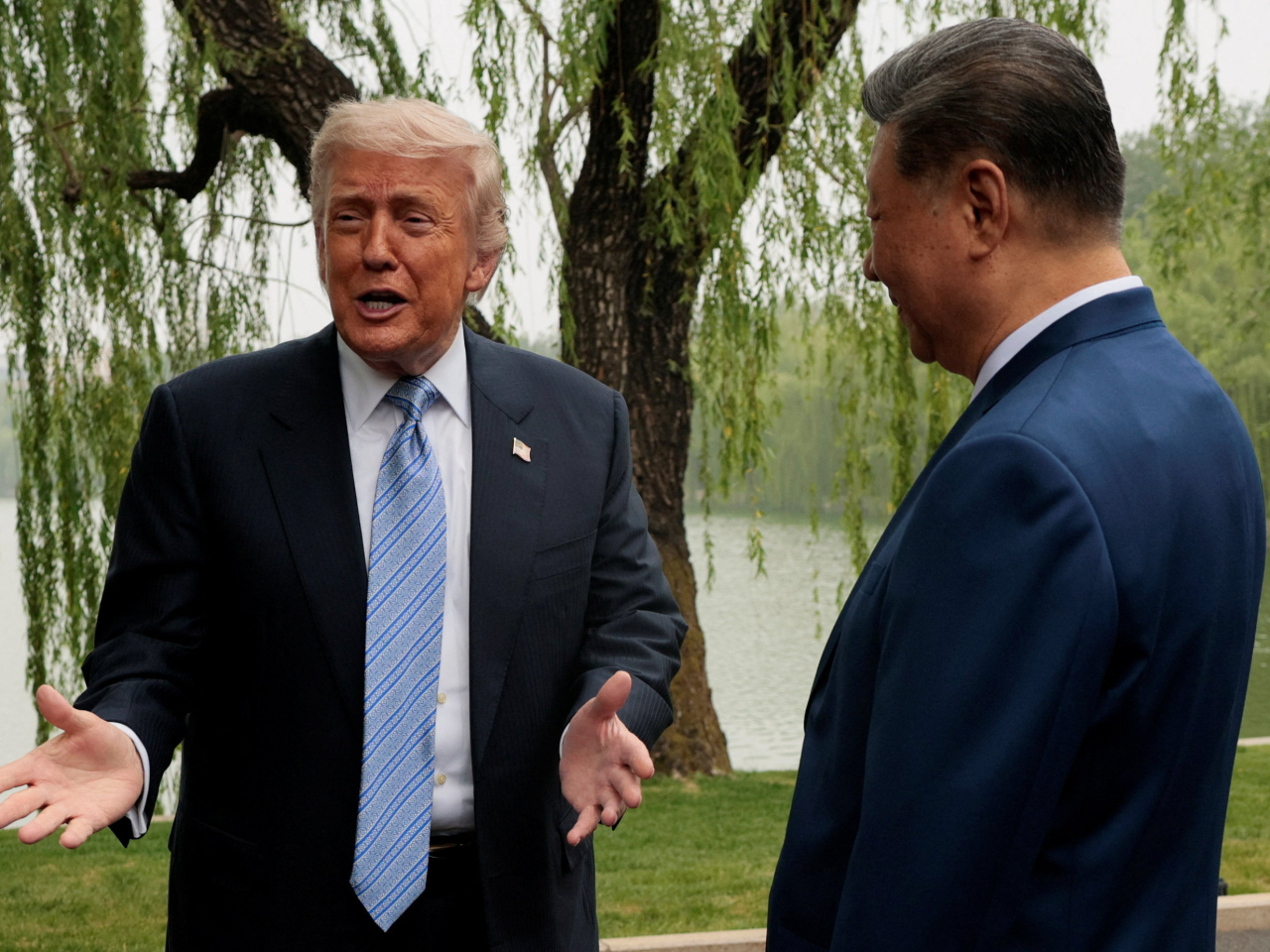 A Foreign Ministry spokesperson says Xi Jinping and Donald Trump have an 'understanding on handling mutual concerns in a proper manner'. Photo: Reuters