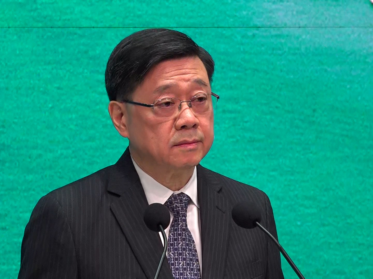 John Lee says more stability allows Hong Kong to focus more on building a vibrant economy and improving people's livelihoods. Photo: RTHK