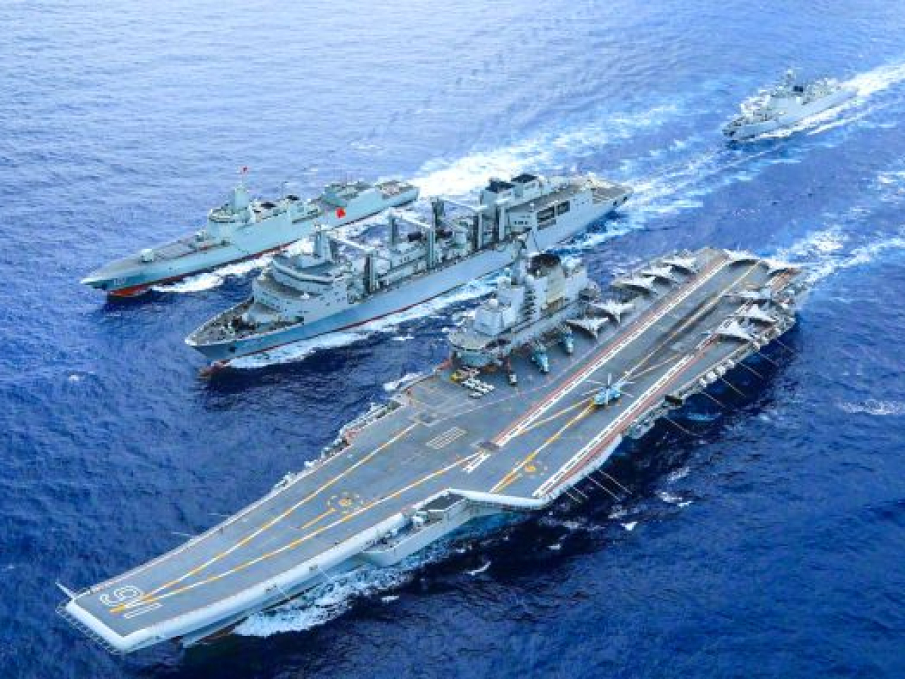 遼寧艦航母編隊到西太平洋相關海域開展訓練。（資料圖片）