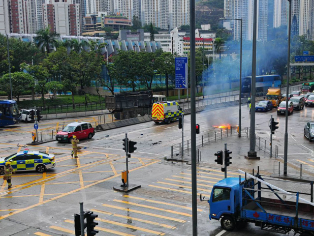 Elderly woman injured in Kowloon Bay car accident