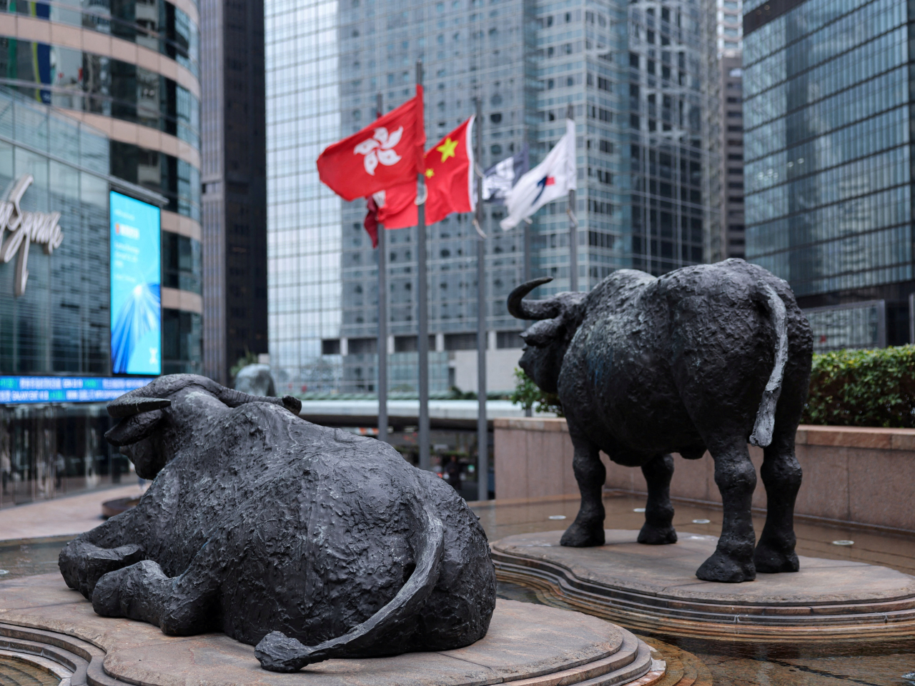 The Hang Seng Index ended trading on Tuesday 122 points, or 0.5 percent, higher at 25,797 in Hong Kong. File photo: Reuters
