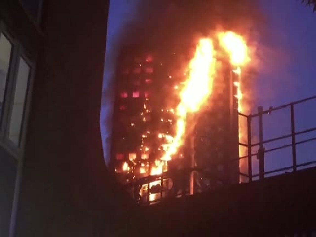 The fire killed 72 people in the 24-storey block that was home to hundreds of residents in a deprived part of Britain's richest borough. File photo: Reuters